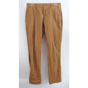 OBEY PROPAGANDA Mens Sz 30x31 Brown Chino Pants Streetwear Classic‎